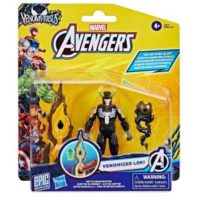 Hasbro Marvel Avengers Figure Venomized Loki with Battle Gear G0973