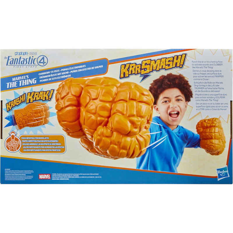 Hasbro F4 Marvel's The Thing Clobberin' FX Fists – Γάντια με Ήχο G0987