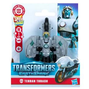 Hasbro Transformers: Earthspark 1 Step Smash Changers - Terran Thrash Action Figure 10cm G0998