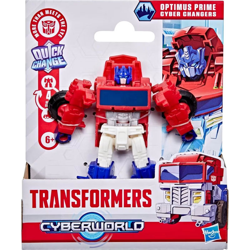 Hasbro Transformer Cyberworld Cyber Changers Optimus Prime 10cm