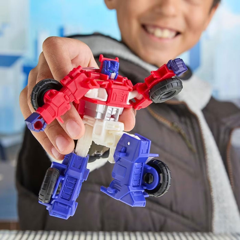 Hasbro Transformer Cyberworld Cyber Changers Optimus Prime 10cm