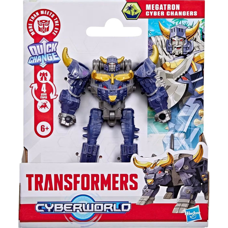 Hasbro Transformer Cyberworld Cyber Changers Megatron 10cm