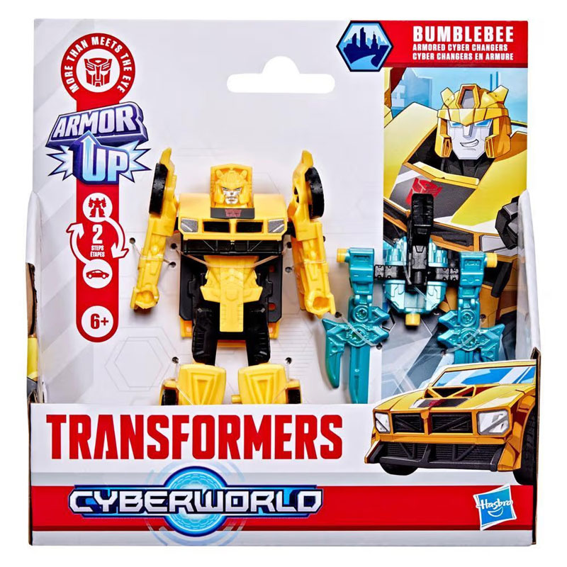 Hasbro Transformers Cyberworld Armored Cyber Changers - Bumblebee 10cm G1045