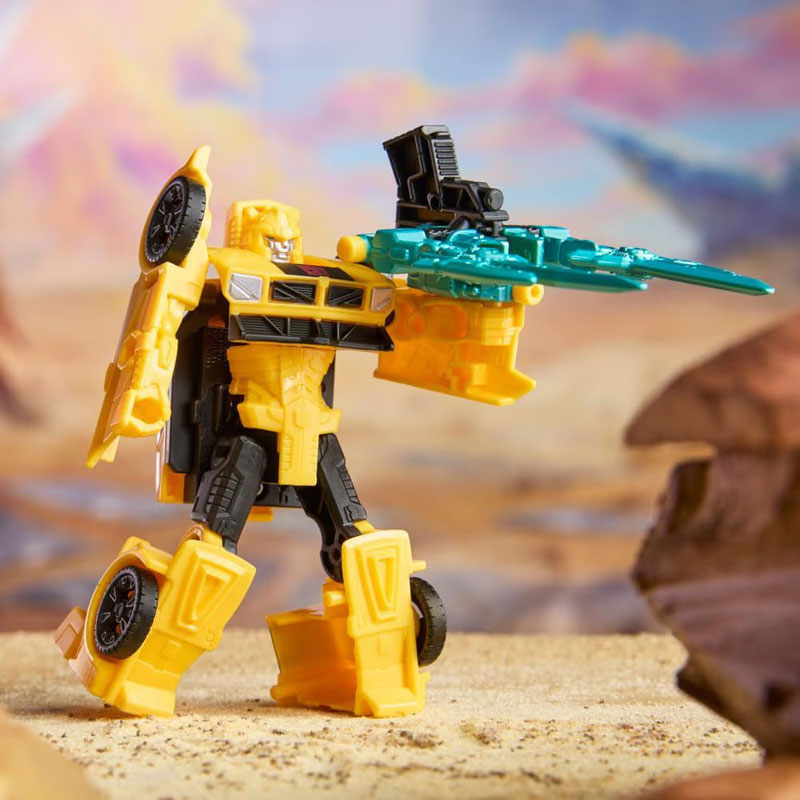 Hasbro Transformers Cyberworld Armored Cyber Changers - Bumblebee 10cm G1045