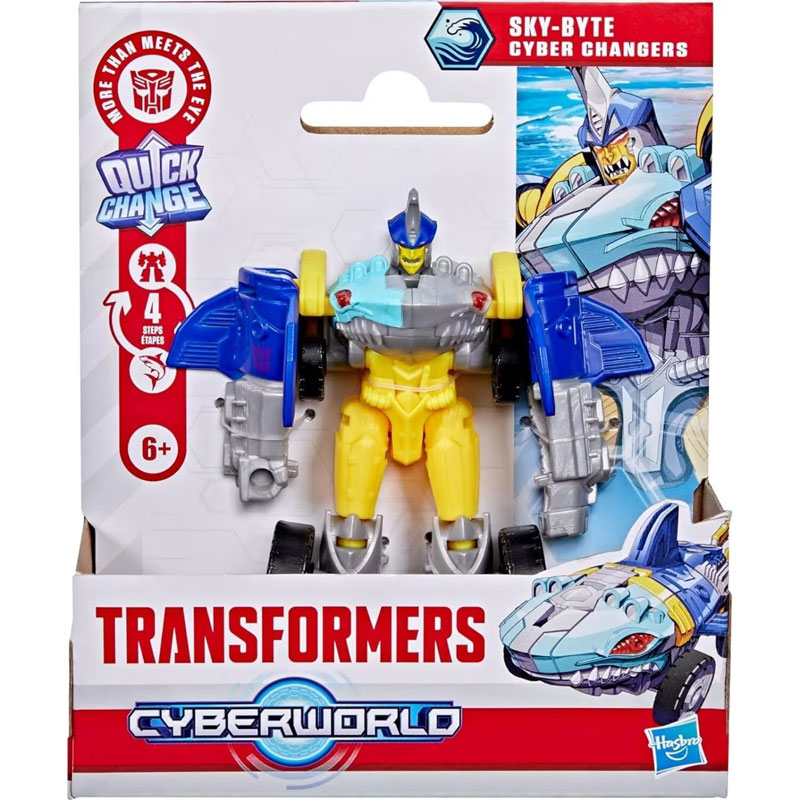 Hasbro Transformer Cyberworld Cyber Changers Sky-Byte 10cm