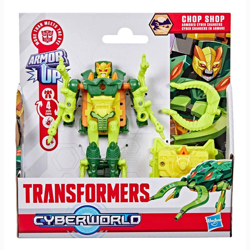 Hasbro Transformers Cyberworld Armored Cyber Changers - Chop Shop 10cm G1053