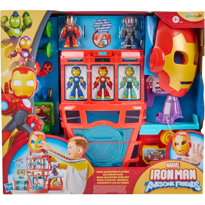 Hasbro Marvel Iron Man and His Awesome Friends Iron Quarters Playset G1259
