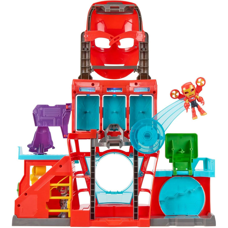 Hasbro Marvel Iron Man and His Awesome Friends Iron Quarters Playset G1259