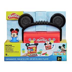 Hasbro Play- Doh Disney JR On The Go Playset Garage Mickey Mouse
