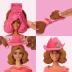 Hasbro Play-Doh Barbie Designer Florals & Fringe Doll 30cm Set