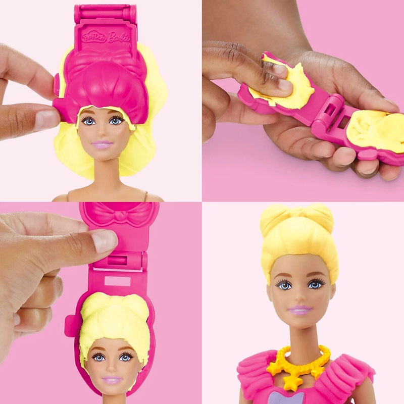 Hasbro Play-Doh Barbie Designer Ruffles & Bows Doll 30cm Set