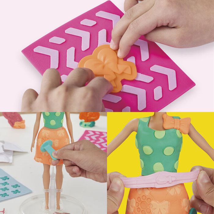 Hasbro Play-Doh Barbie Designer Patterns Pack Pearls & Bows