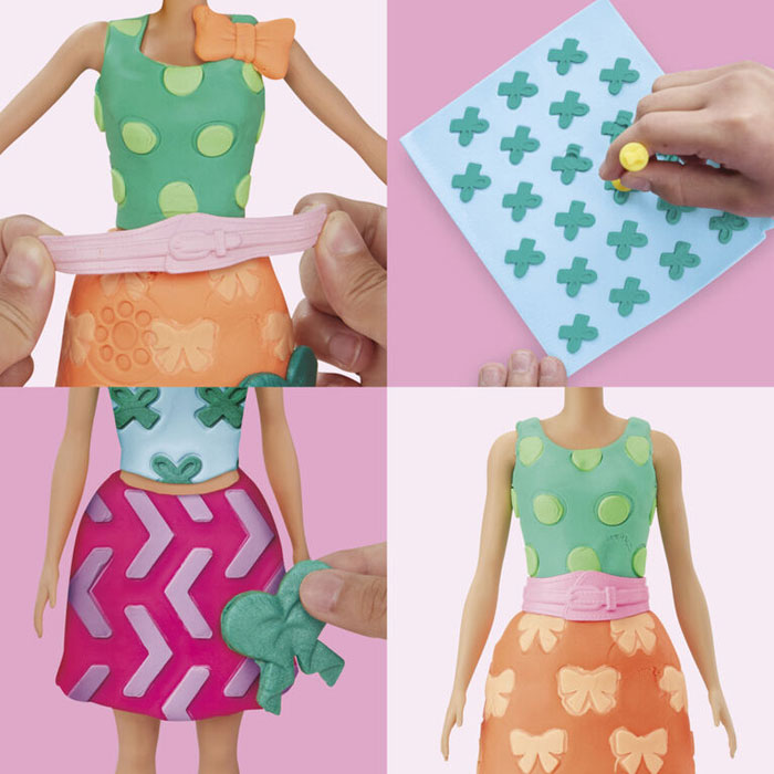 Hasbro Play-Doh Barbie Designer Patterns Pack Pearls & Bows
