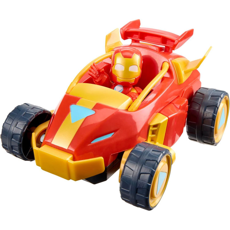 Hasbro Marvel Iron Man and His Awesome Friends Iron Man 2-in-1 Mech Suit & Vehicle