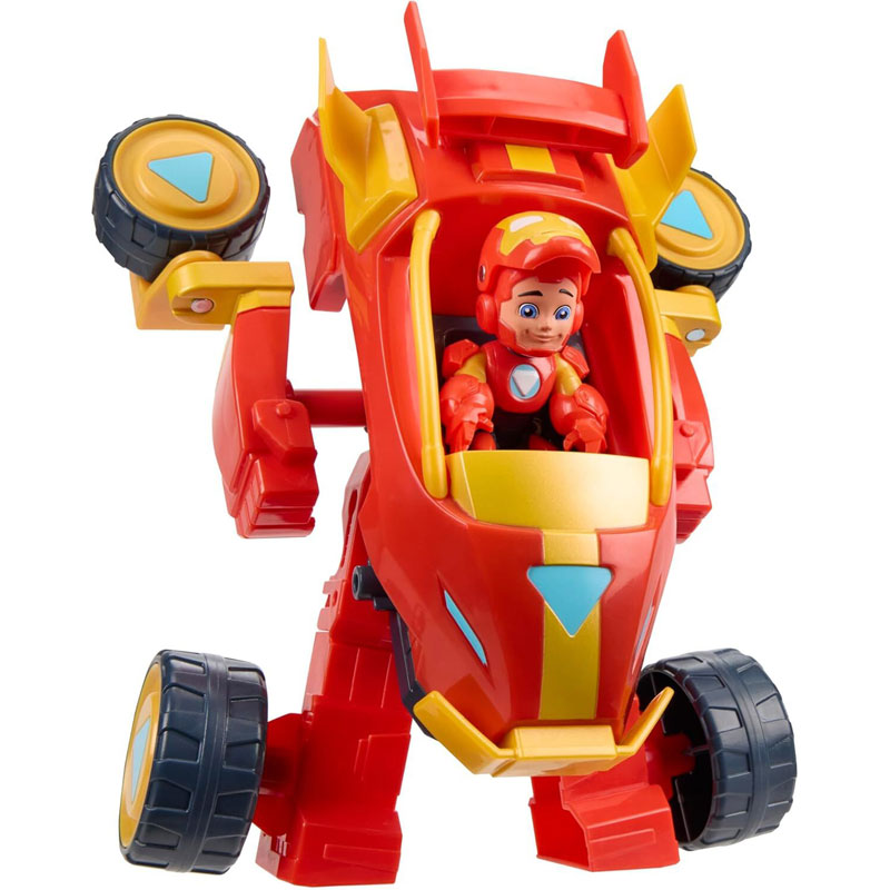 Hasbro Marvel Iron Man and His Awesome Friends Iron Man 2-in-1 Mech Suit & Vehicle