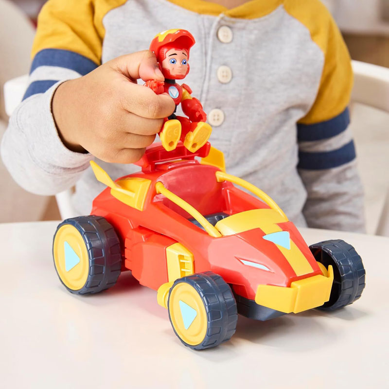 Hasbro Marvel Iron Man and His Awesome Friends Iron Man 2-in-1 Mech Suit & Vehicle