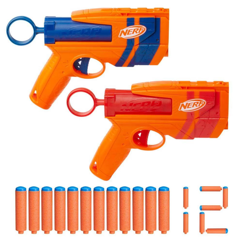 Hasbro Nerf N Series Duo Pack Dart Blasters and 12 N1 Darts G1492
