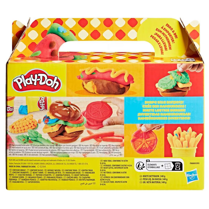 Hasbro Play-Doh Food Shapes - Grill Fun Playset G1614