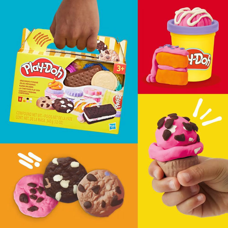 Hasbro Play-Doh Food Shapes - Little Bakery Playset G1615