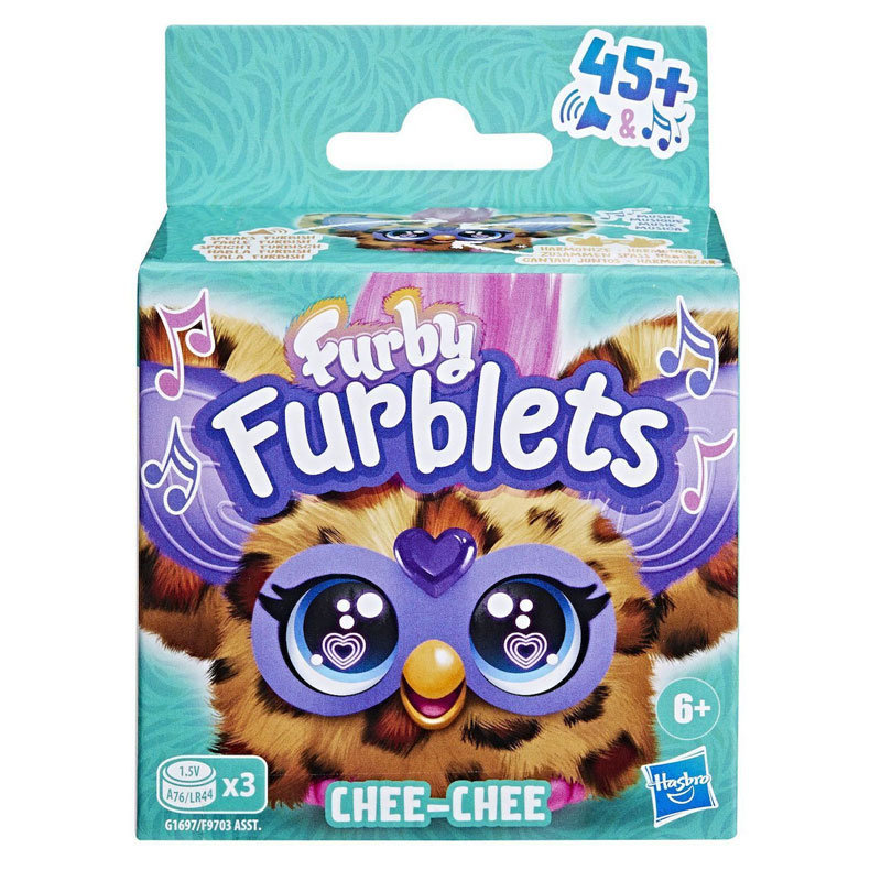 Hasbro Λούτρινο Furby Furblets Chee-Chee Cheetah Mini Electronic 5cm