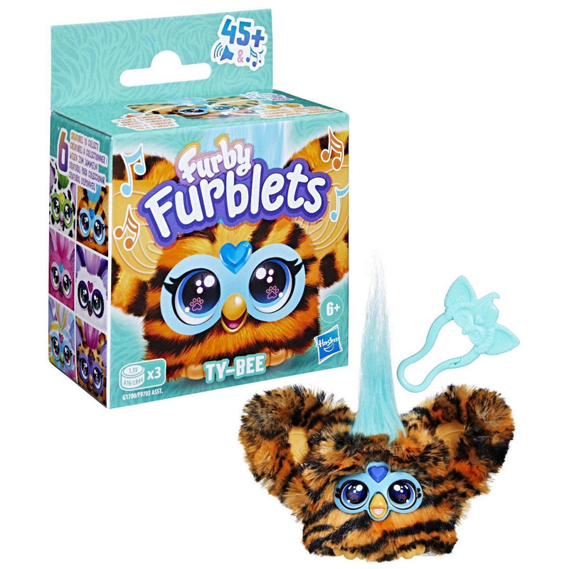 Hasbro Λούτρινο Furby Furblets Ty-Bee Tiger Mini Electronic 5cm