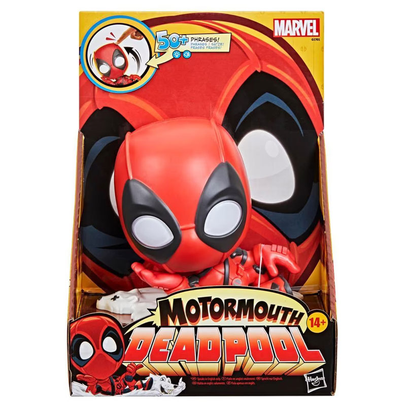Hasbro Marvel Legends Motormouth Deadpool Electronic Talking Toy (Lights & Sounds) G1701