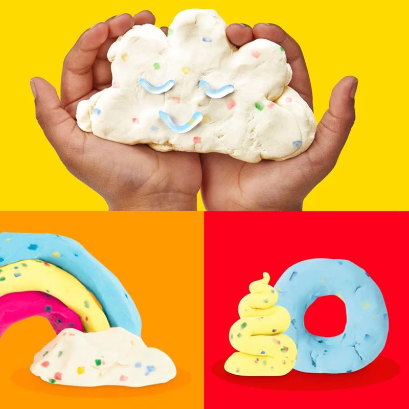 Hasbro Play-Doh Specialty Compound 4 Pack - Confetti G1736