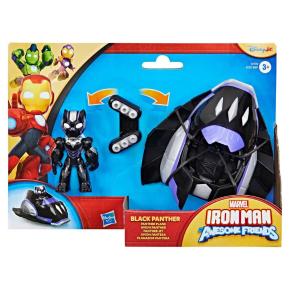 Hasbro Marvel Iron Man and His Awesome Friends Black Panther & Panther Plane G1774