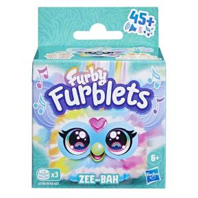 Hasbro Λούτρινο Furby Furblets Zee-Bah Rainbow Zebra Mini Electronic 5cm