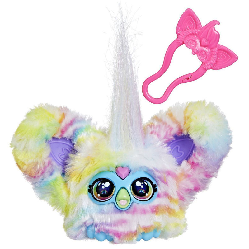 Hasbro Λούτρινο Furby Furblets Zee-Bah Rainbow Zebra Mini Electronic 5cm