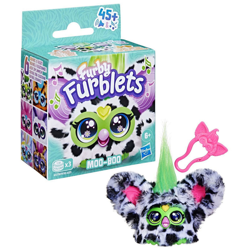 Hasbro Λούτρινο Furby Furblets Moo-Boo Cow Mini Electronic 5cm