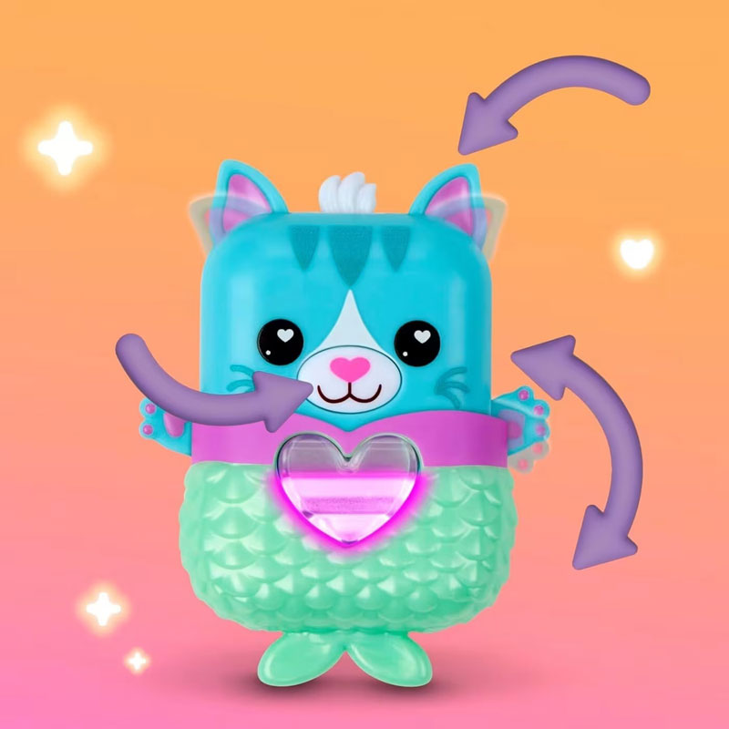Hasbro Nano-mals Ηλεκτρονικό Κατοικίδιο Τσέπης - Pawtricia The Blue Kitty