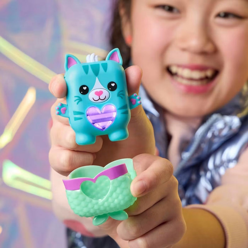 Hasbro Nano-mals Ηλεκτρονικό Κατοικίδιο Τσέπης - Pawtricia The Blue Kitty