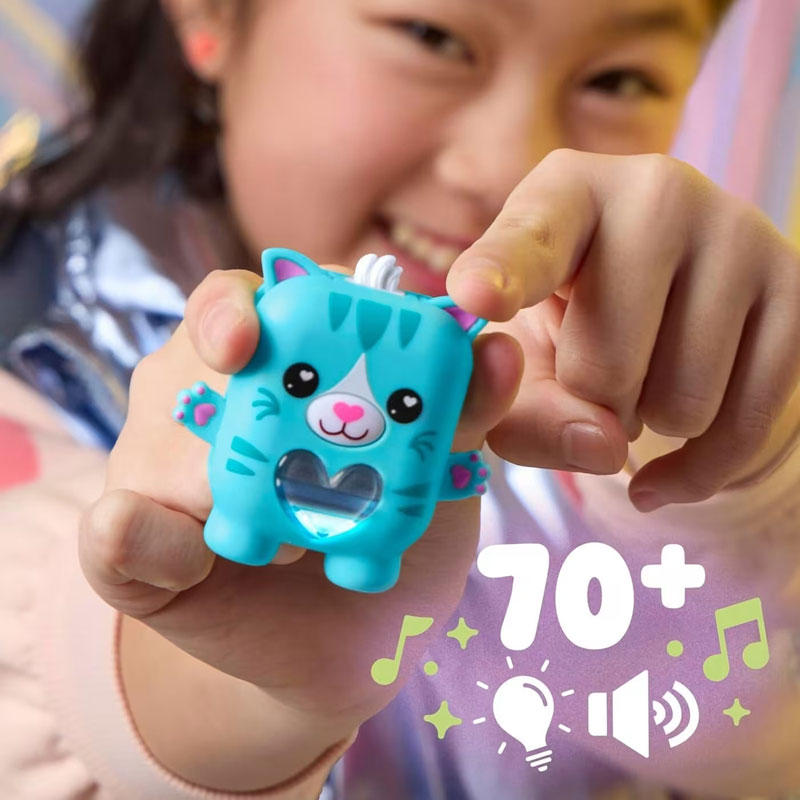 Hasbro Nano-mals Ηλεκτρονικό Κατοικίδιο Τσέπης - Pawtricia The Blue Kitty