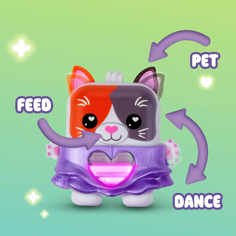 Hasbro Nano-mals Ηλεκτρονικό Κατοικίδιο Τσέπης - Cat Purrnelope
