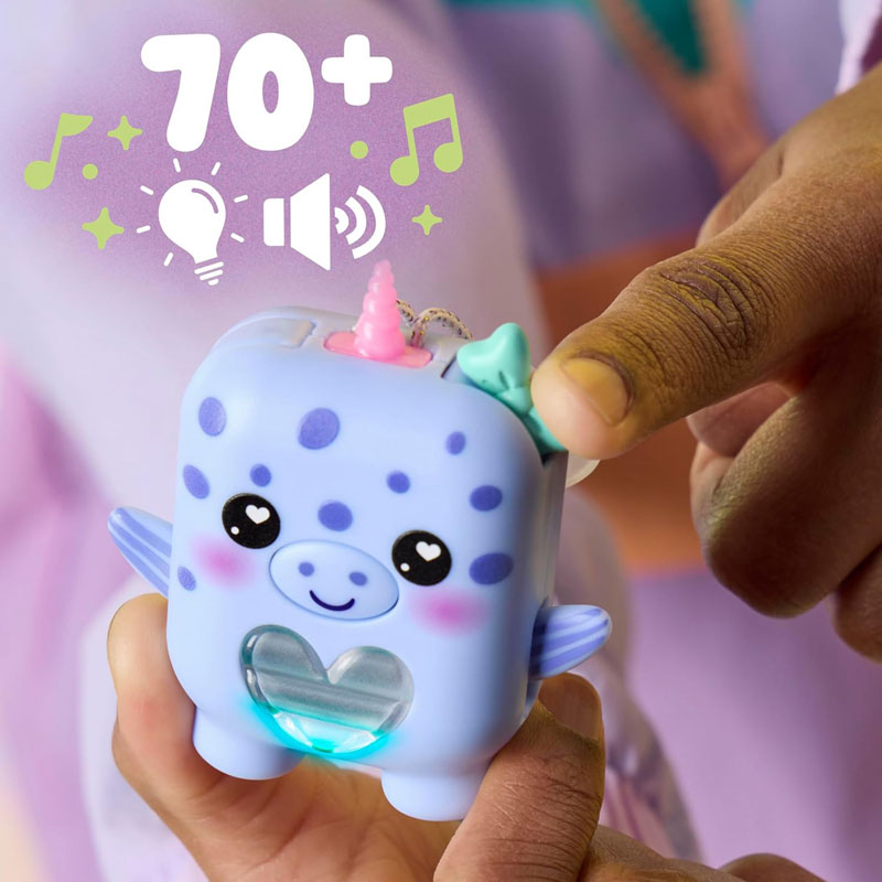 Hasbro Nano-mals Ηλεκτρονικό Κατοικίδιο Τσέπης - Blubby Blue Narwhal
