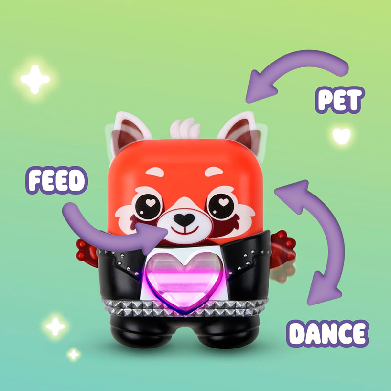 Hasbro Nano-mals Ηλεκτρονικό Κατοικίδιο Τσέπης - Pamanda Red Panda