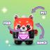 Hasbro Nano-mals Ηλεκτρονικό Κατοικίδιο Τσέπης - Pamanda Red Panda