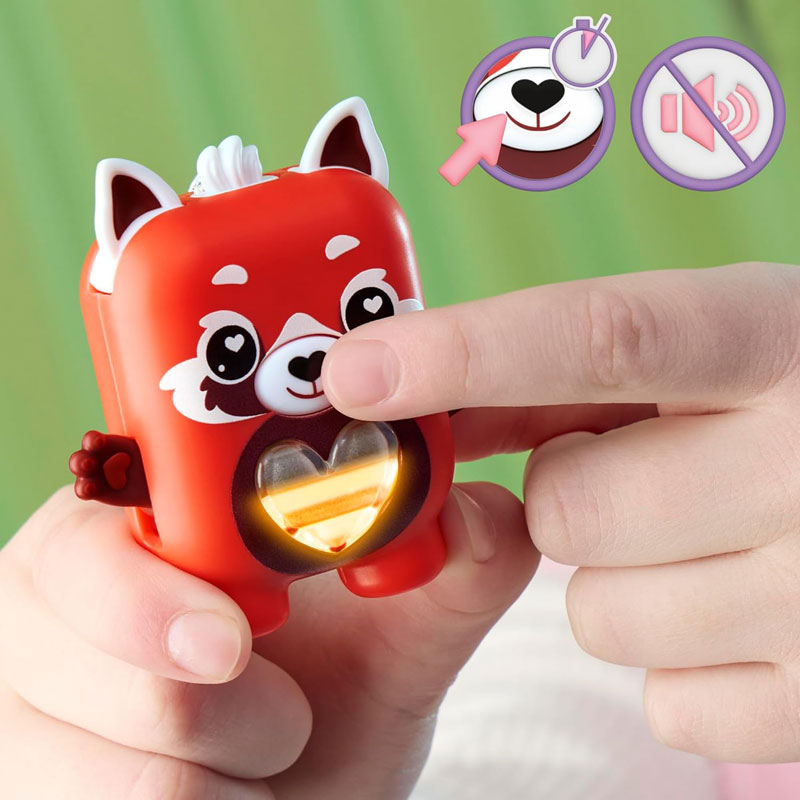 Hasbro Nano-mals Ηλεκτρονικό Κατοικίδιο Τσέπης - Pamanda Red Panda