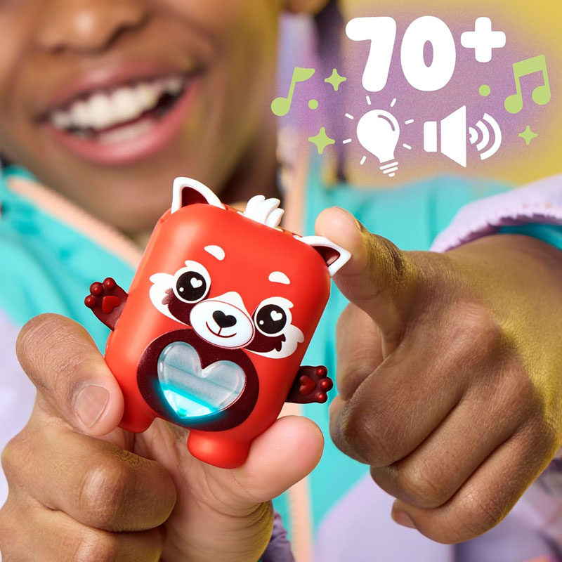 Hasbro Nano-mals Ηλεκτρονικό Κατοικίδιο Τσέπης - Pamanda Red Panda