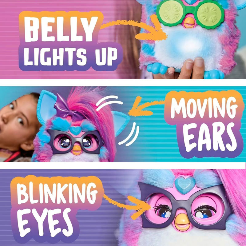 Hasbro Λούρτρινο Διαδραστικό Ηλεκτρονικό Furby Vibes G2383