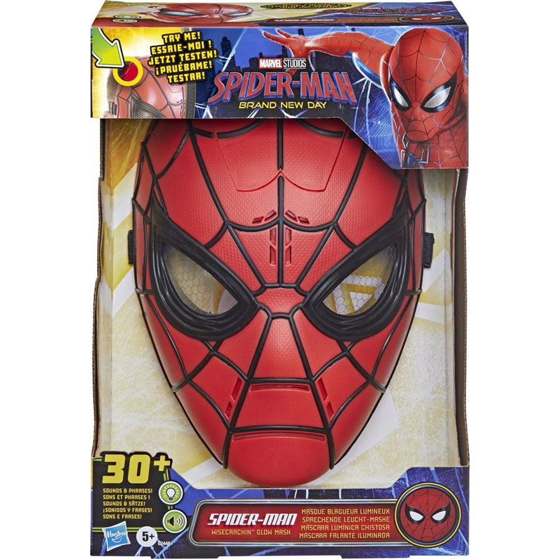 Hasbro Marvel Spider-Man: Brand New Day Spider-Man Wisecrackin' Glow Ηλεκτρονική Μάσκα G2448