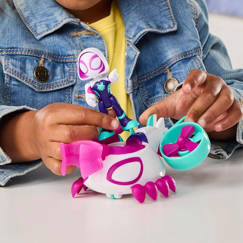 Hasbro Marvel Spidey And His Amazing Friends Ghost-Spider Copter Vehicle
