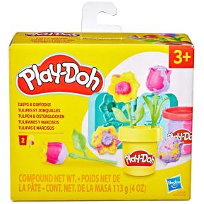 Hasbro Play-Doh Lil Flowers Tulips & Daffodils