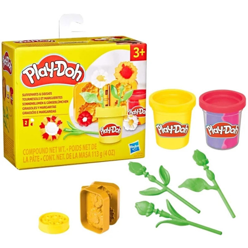 Hasbro Play-Doh Lil Flowers Sunflowers & Daisies