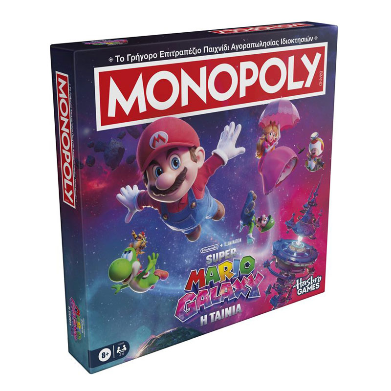 Hasbro Επιτραπέζιο Monopoly Super Mario Galaxy (Ελληνική Έκδοση) G2638
