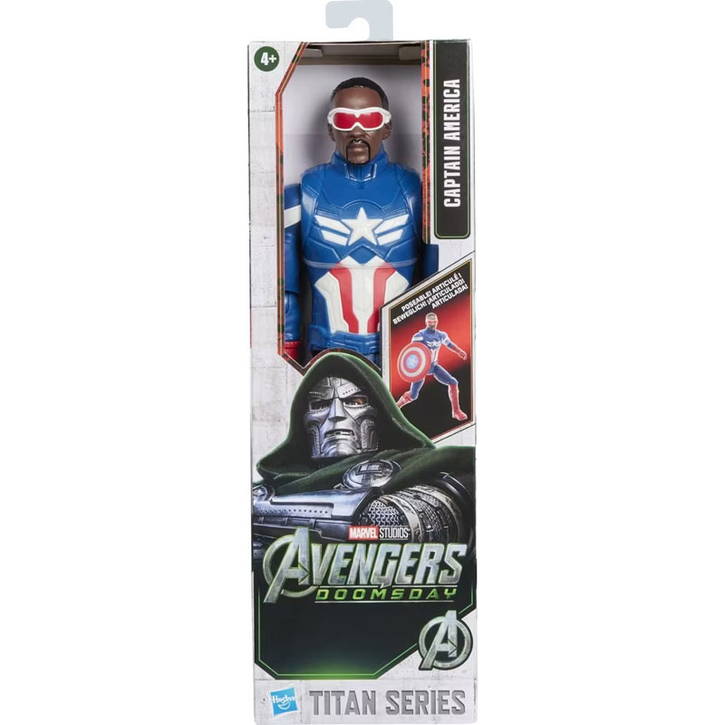 Hasbro Marvel Studios Avengers Doomsday Titan Series Φιγούρα Δράσης Captain America 30cm