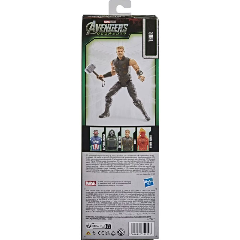 Hasbro Marvel Studios Avengers Doomsday Titan Series Φιγούρα Δράσης Thor 30cm