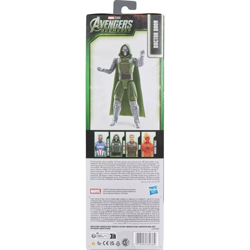 Hasbro Marvel Studios Avengers Doomsday Titan Series Φιγούρα Δράσης Doctor Doom 30cm