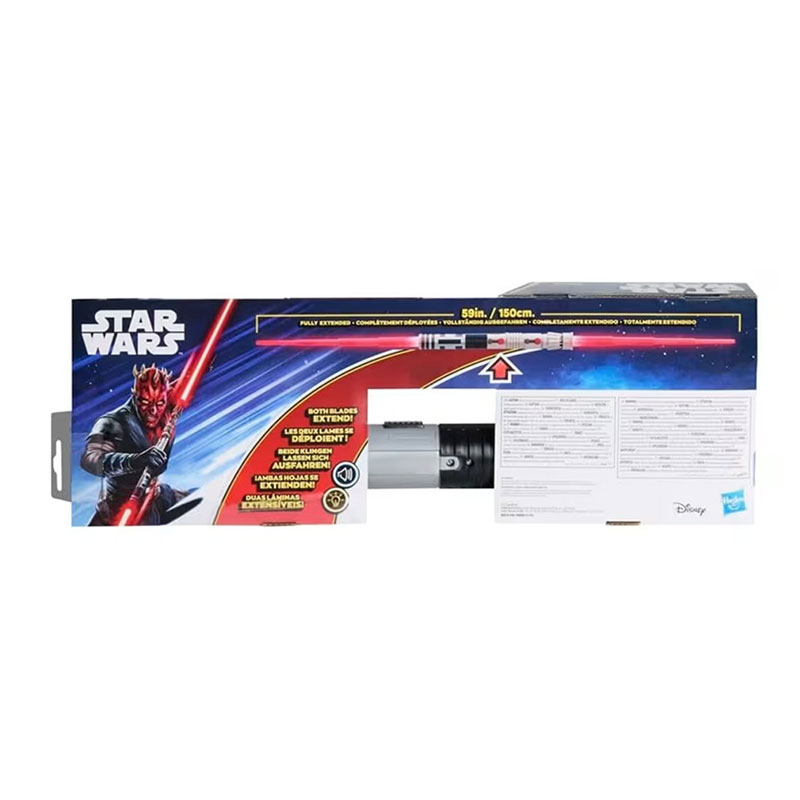 Hasbro Star Wars Ηλεκτρονικό Φωτόσπαθο Darth Maul Double-Bladed Lightsaber G2837